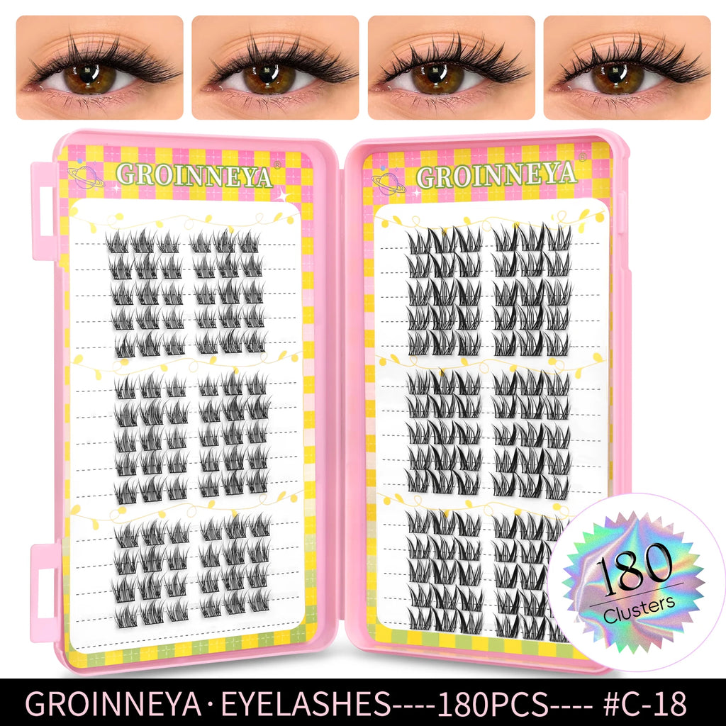 GROINNEYA 320PCS Lash Cluster Tray