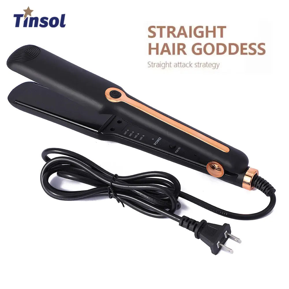TINSOL 2-in-1 Ceramic Hair Straightener & Curler