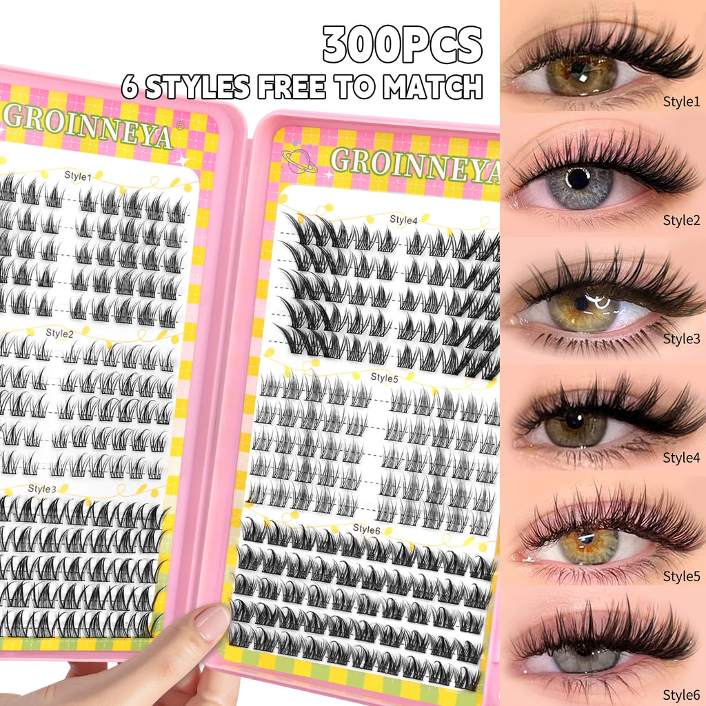 GROINNEYA 320PCS Lash Cluster Tray