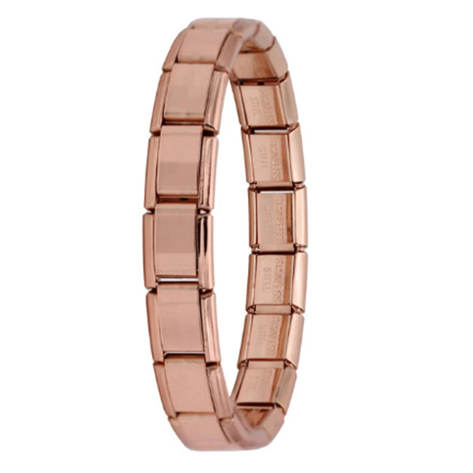 Classic Stainless Steel Italian Chain Link Bracelet