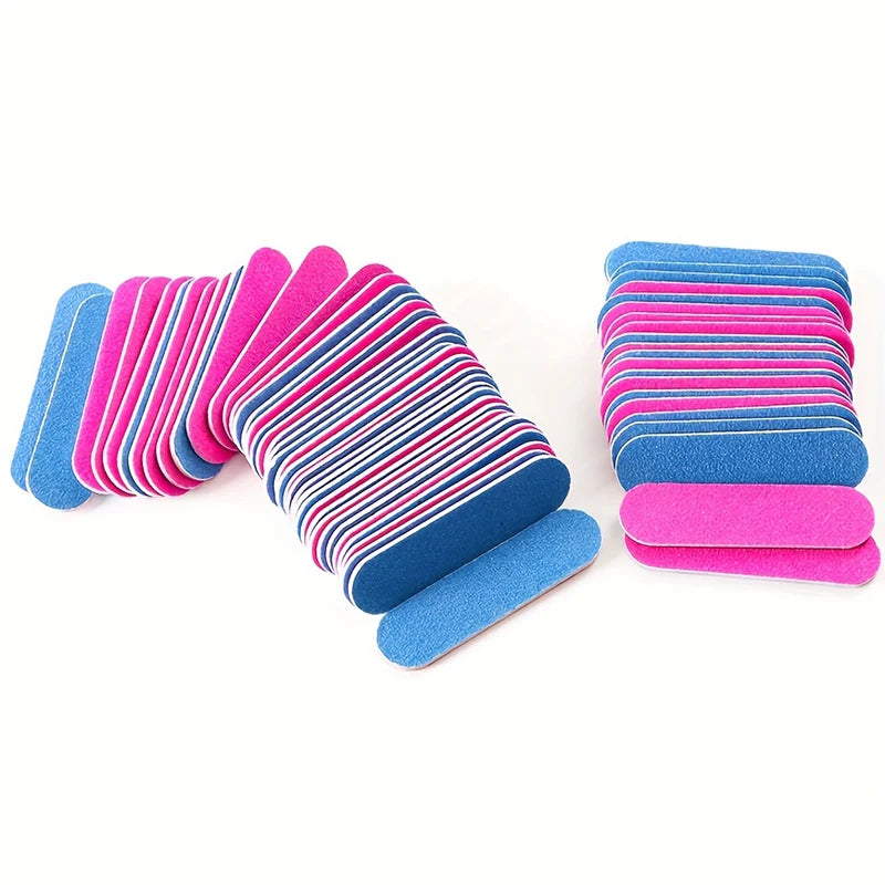 Mini Double-Sided Nail Files & Buffers for Smooth Shaping