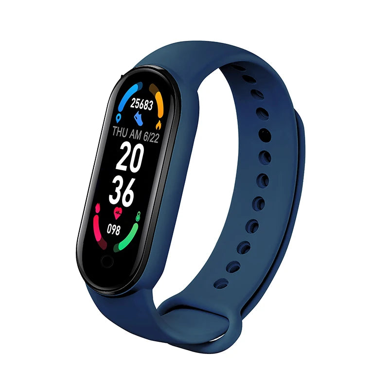 M6 Smart Watch Fitness Band – Heart Rate & Blood Pressure Monitor Waterproof Sports Bracelet