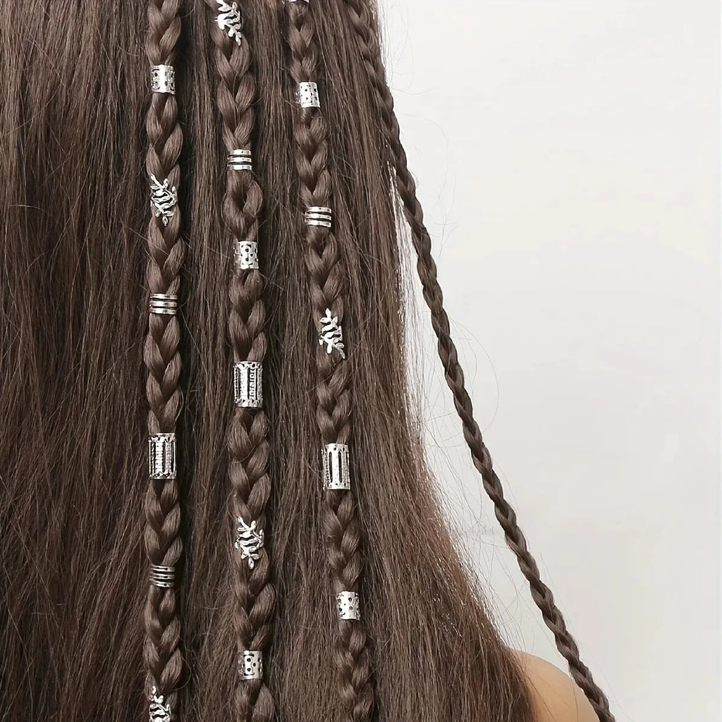 40PCS Women’s Hollow Hair Rings Set
