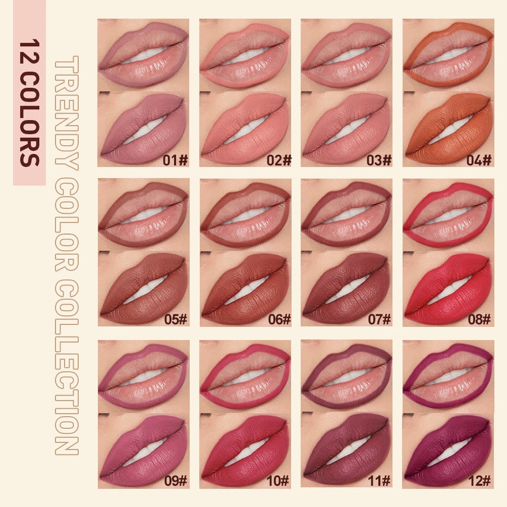 Matte Lipliner & Lipstick Set