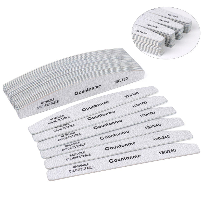 Professional Wooden Nail Files Set