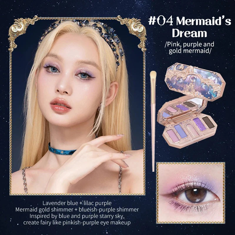 Elegant Mermaid Sparkle Palette