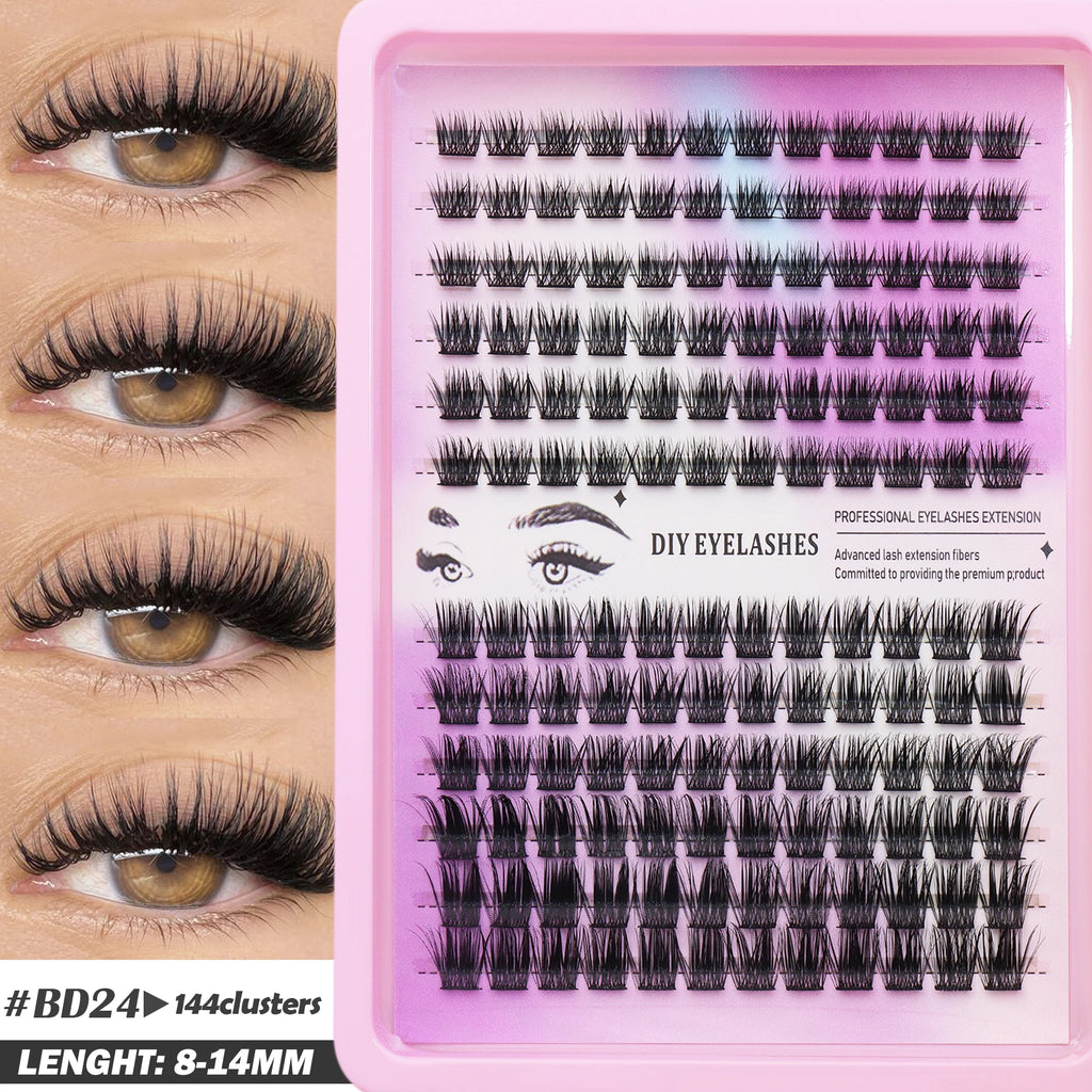 Fluffy Oblique Lash Extensions