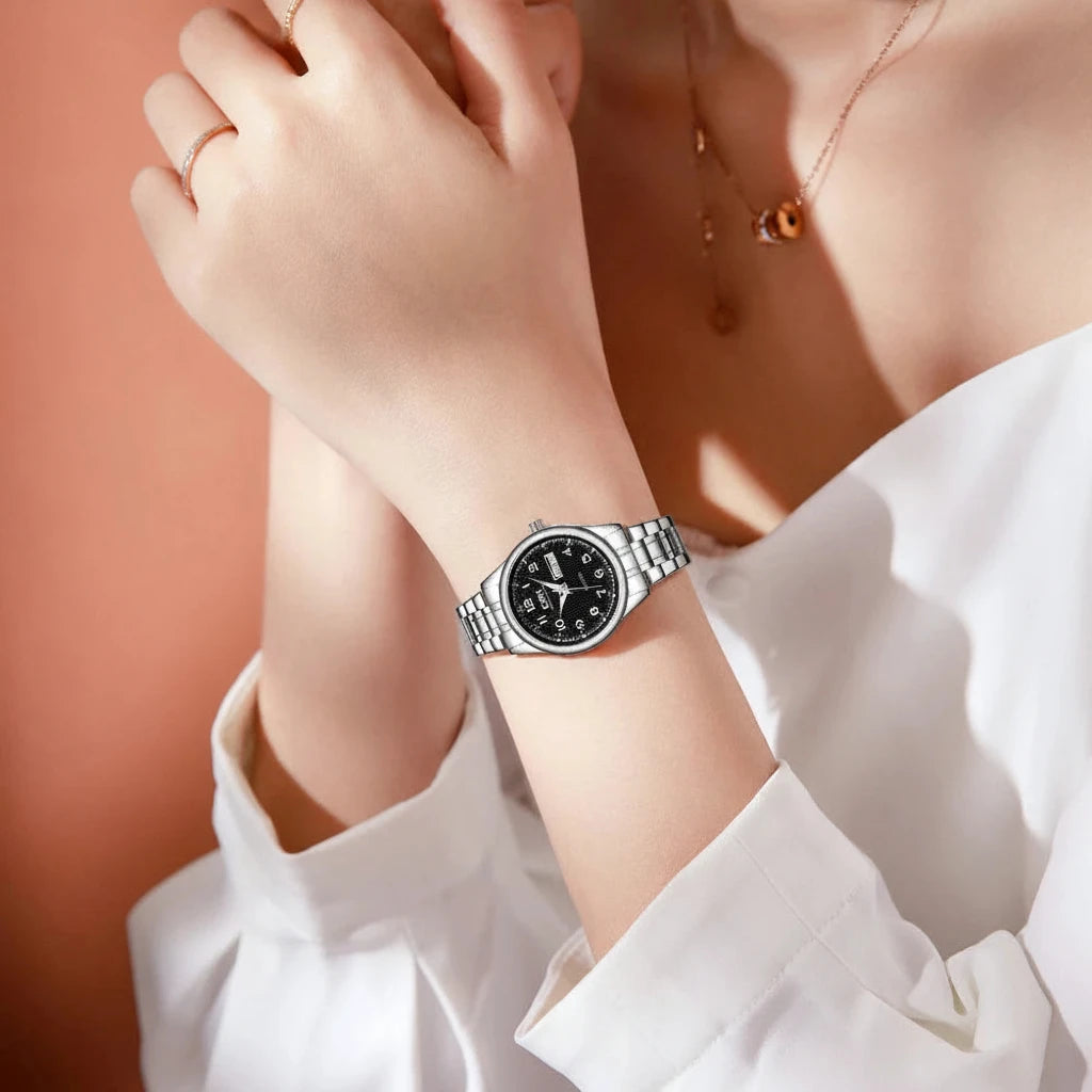 Elegant luxury watch designed to add a timeless touch to any outfit.