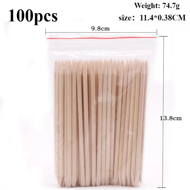 Orange Wood Sticks for Nail