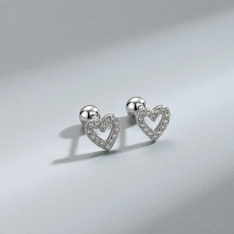 Heart Stud Earrings