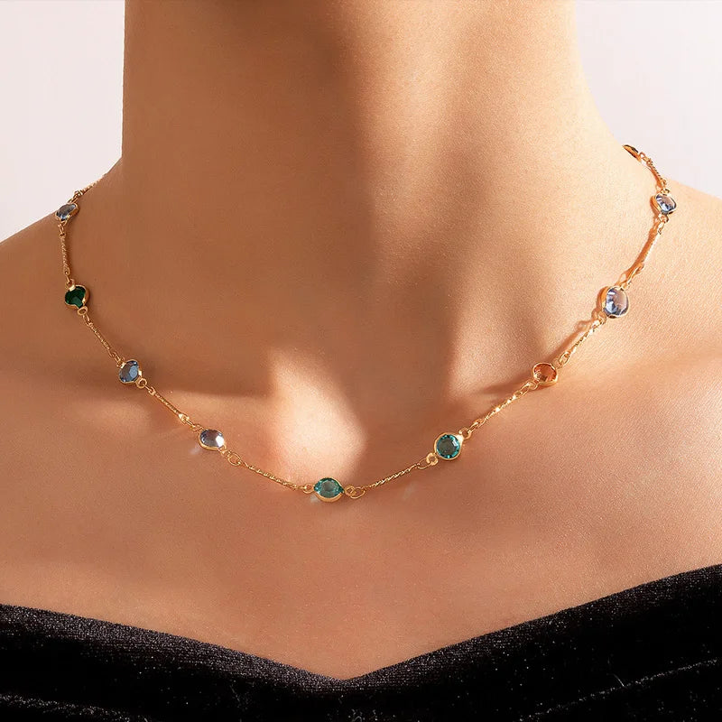 Fashion Candy Color Tassel Necklace