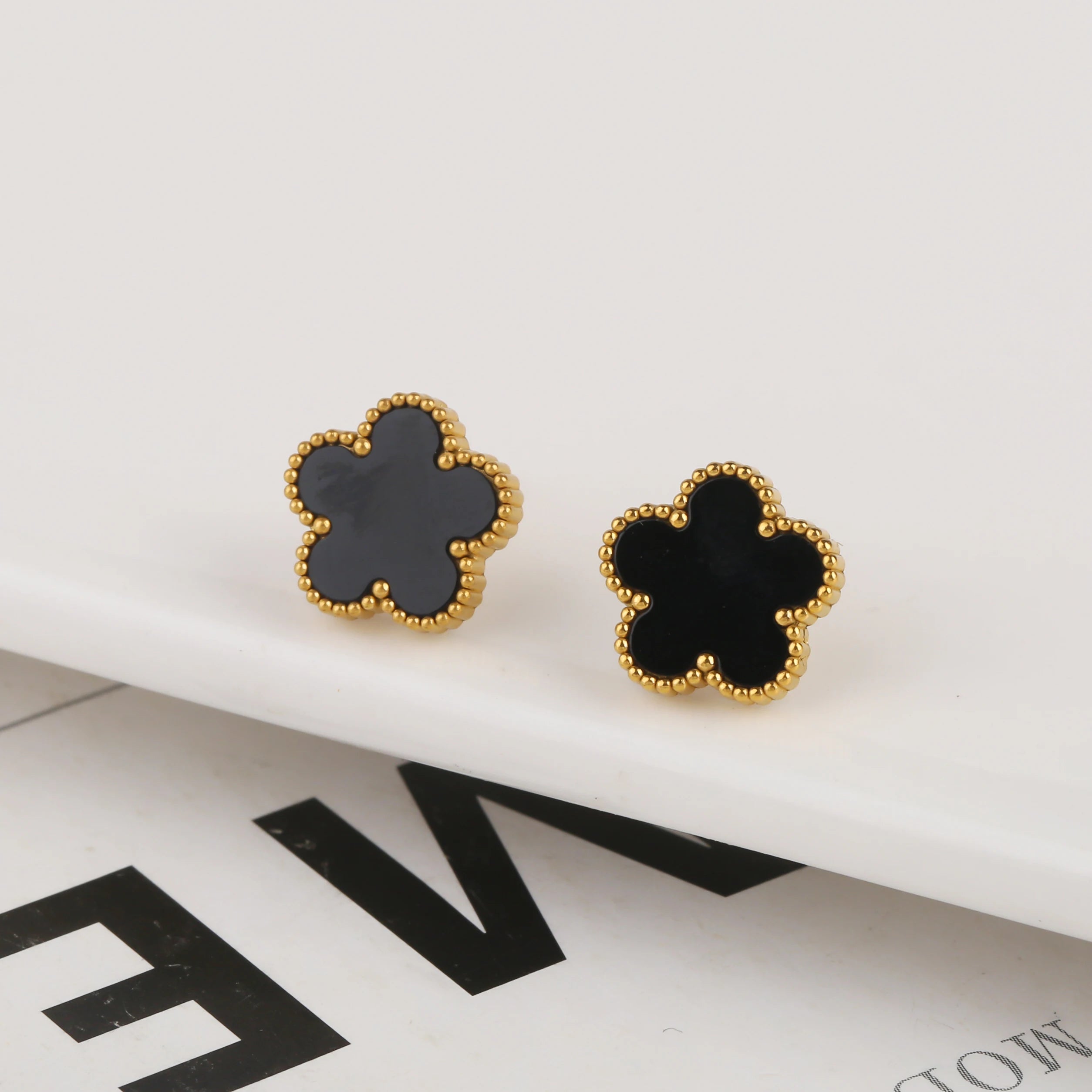 Stainless Steel Clover Flower Bracelet