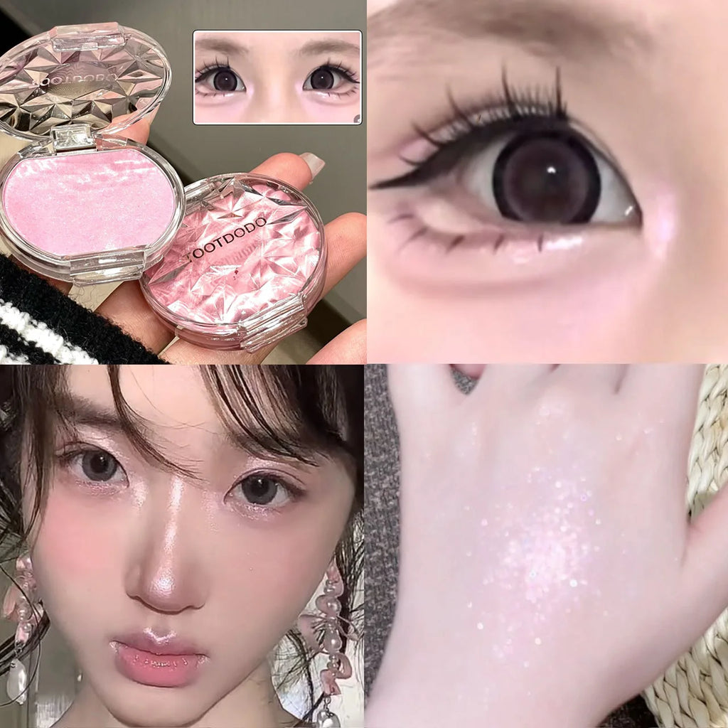 Ice Glow Peach Pink Palette