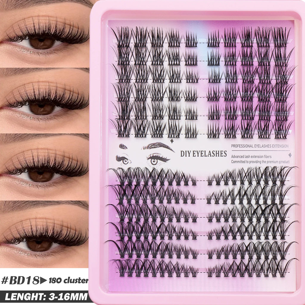 Fluffy Oblique Lash Extensions