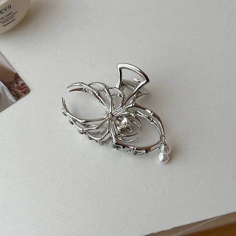 Gothic Spider Hair Claw Clip