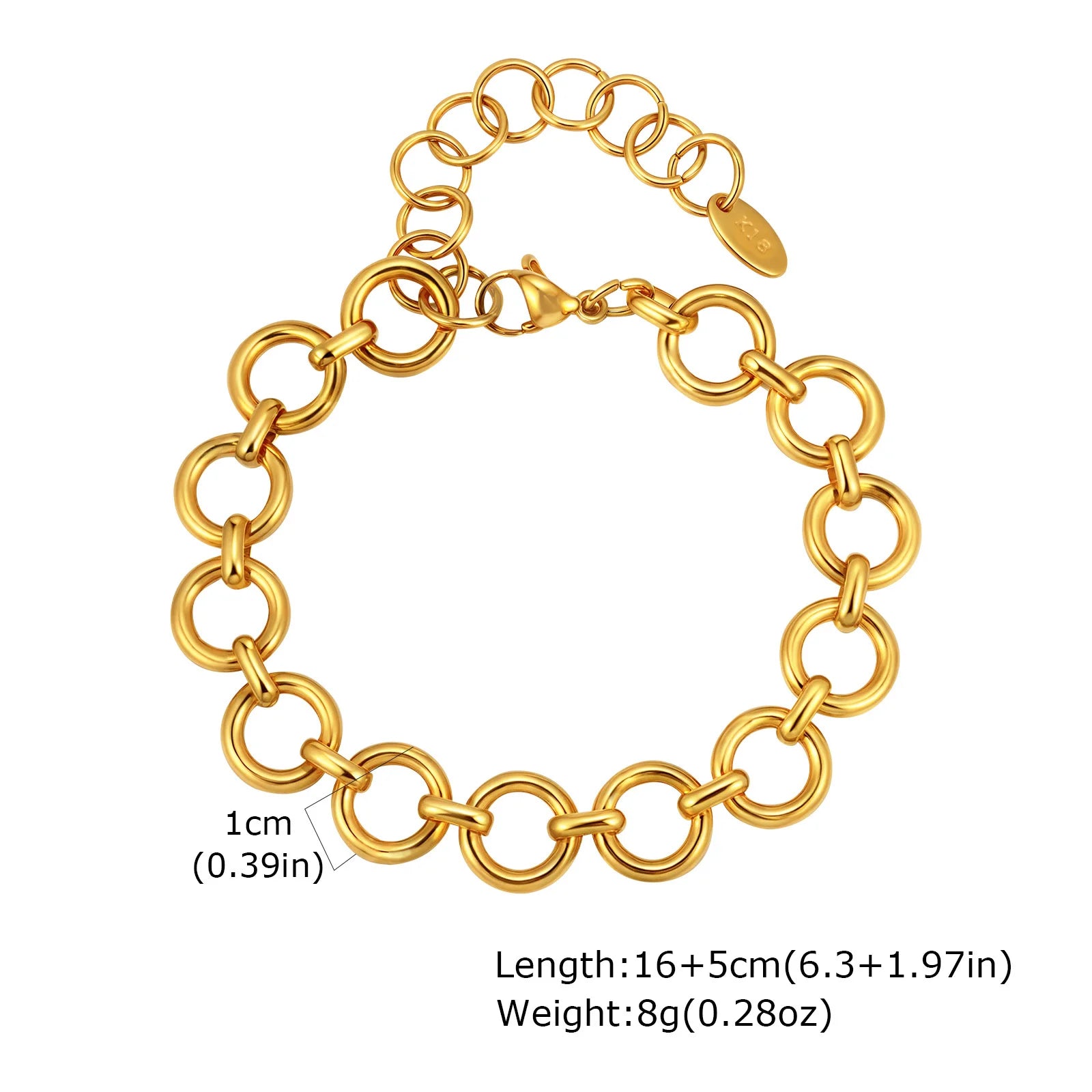 Chunky Stainless Steel Link Chain Bracelet