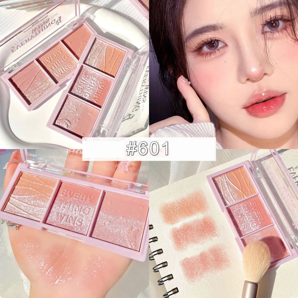 Peach Glow 3-Color Blush Palette