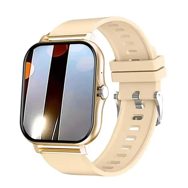 KESHUYOU Smartwatch – calls, SpO2 & BP monitoring. Stylish health watch for daily use & gifting.