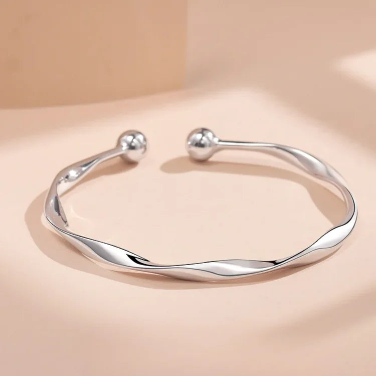 925 Sterling Silver Lucky Beads Bracelet