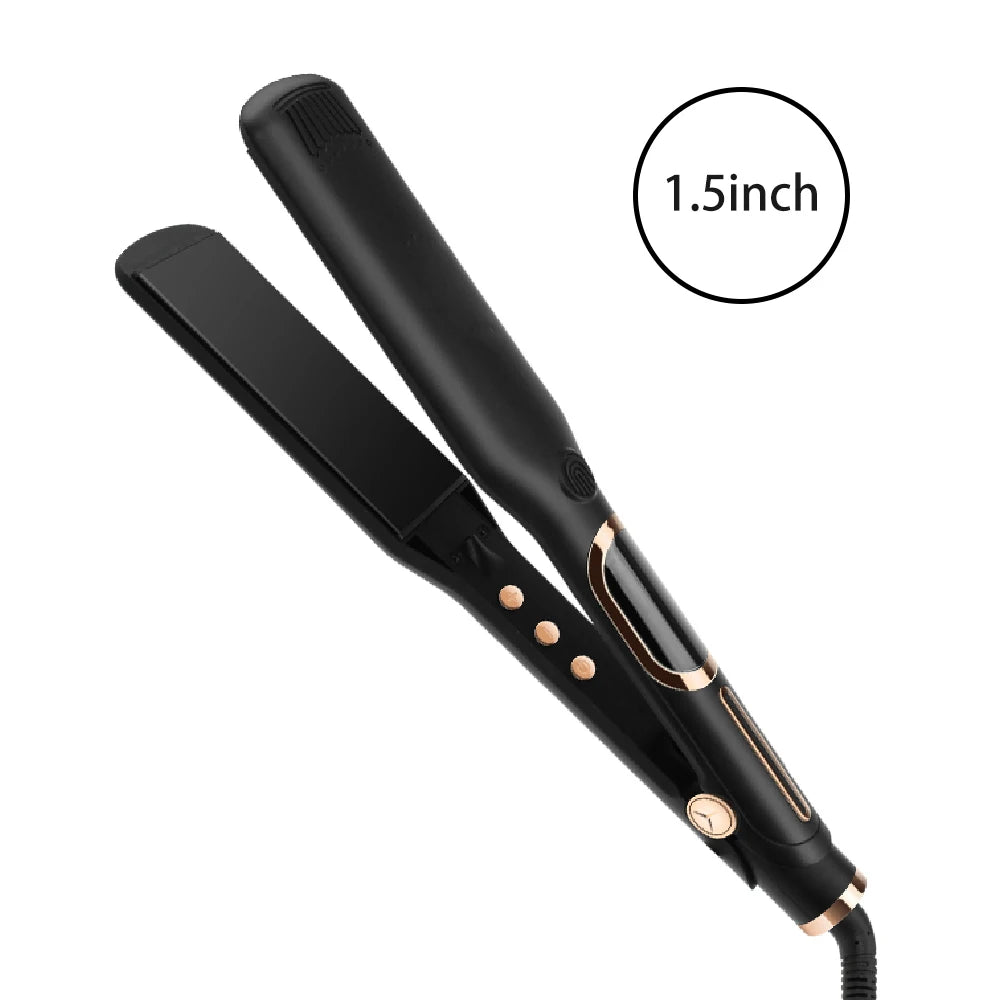 Hair Straightener 480°F Professional Wide Plate Flat Iron