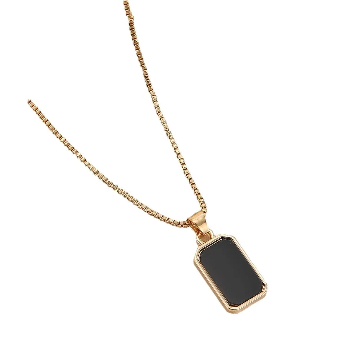 1PCS Rectangular Pendant Necklace – Sunflower