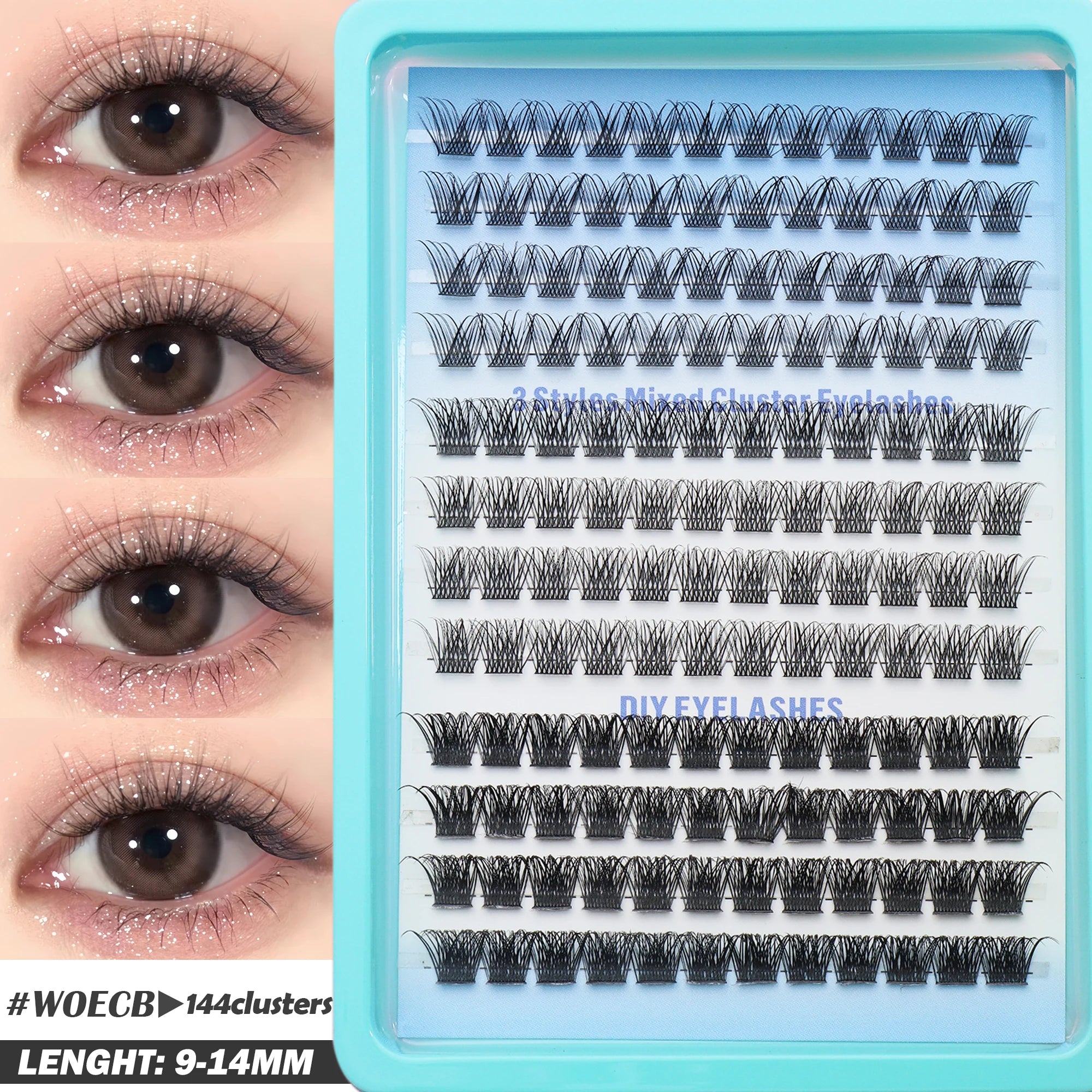 Fluffy Oblique Lash Extensions