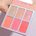 6-Color Blush & Highlight Palette