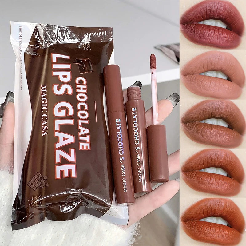 Choco Velvet 5-Piece Lip Glaze Set