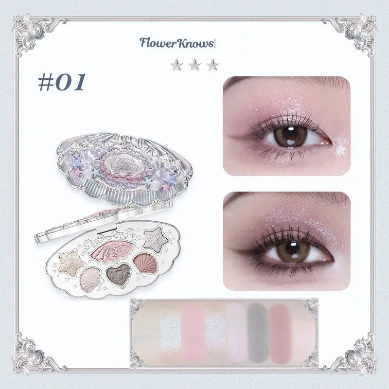 Elegant Mermaid Sparkle Palette