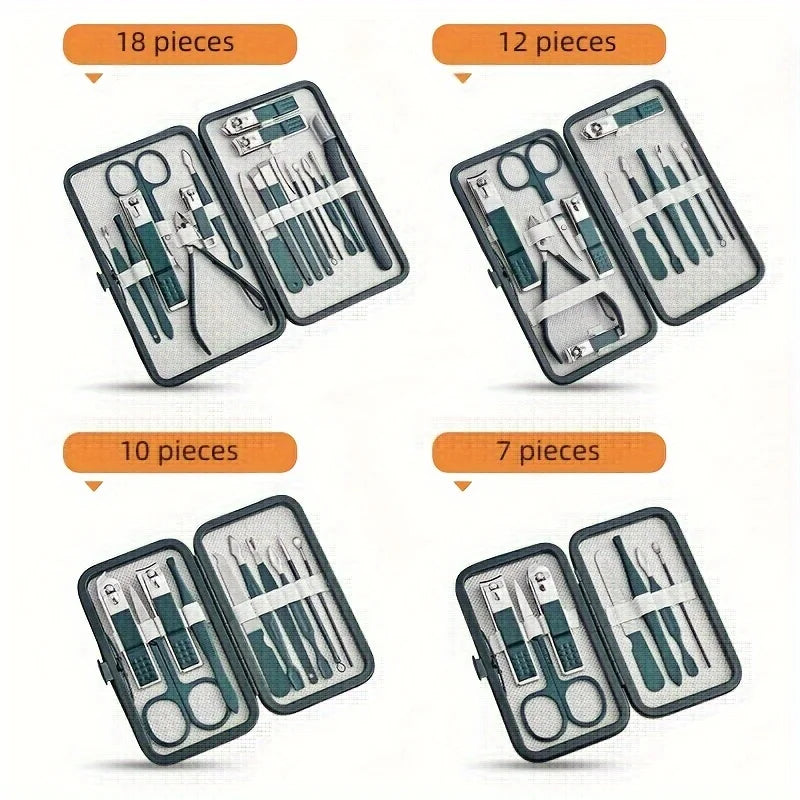 Stainless Steel Manicure & Pedicure Kit