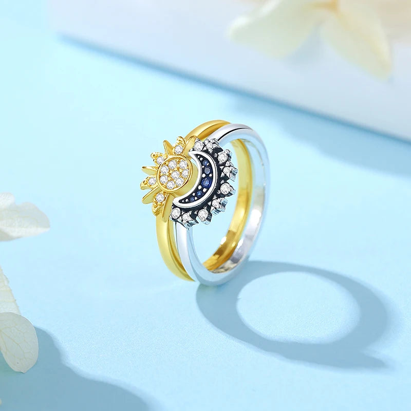 925 Sterling Silver Crown Heart Ring