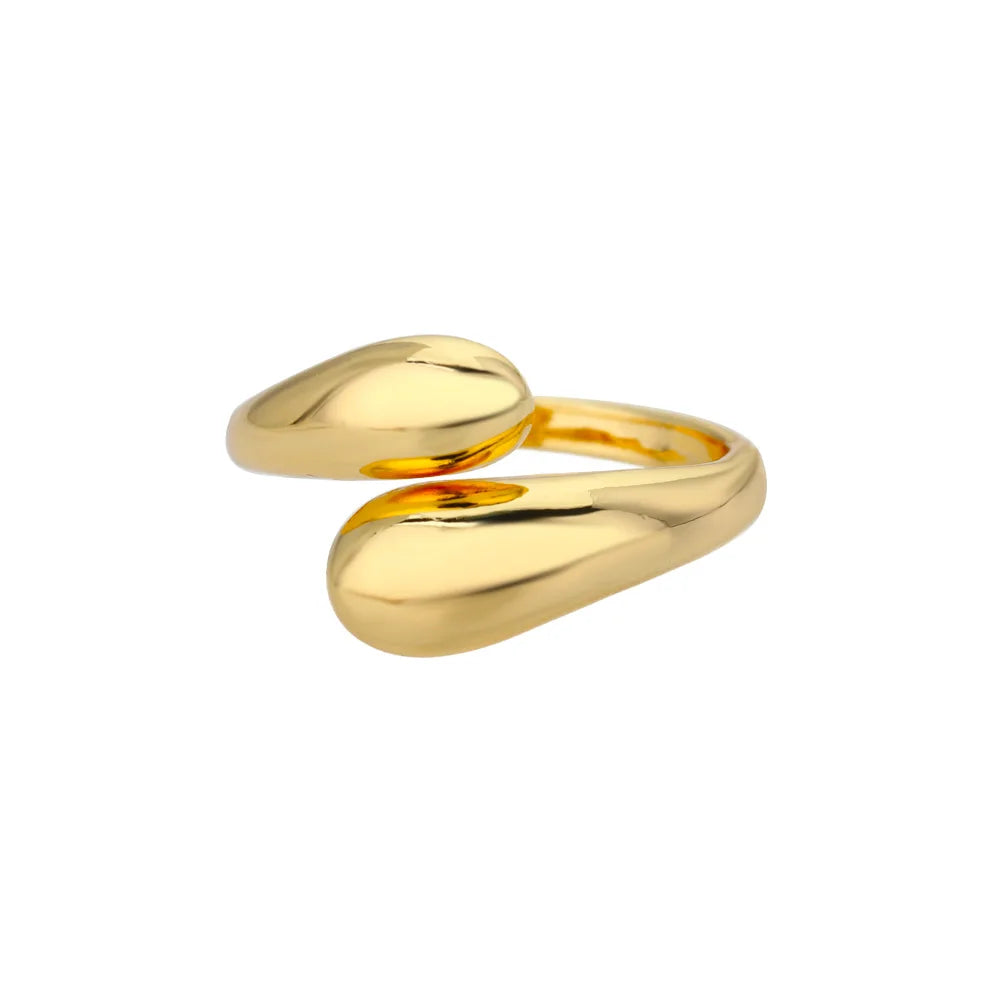 Luxury 316L Gold Stainless Steel Ring