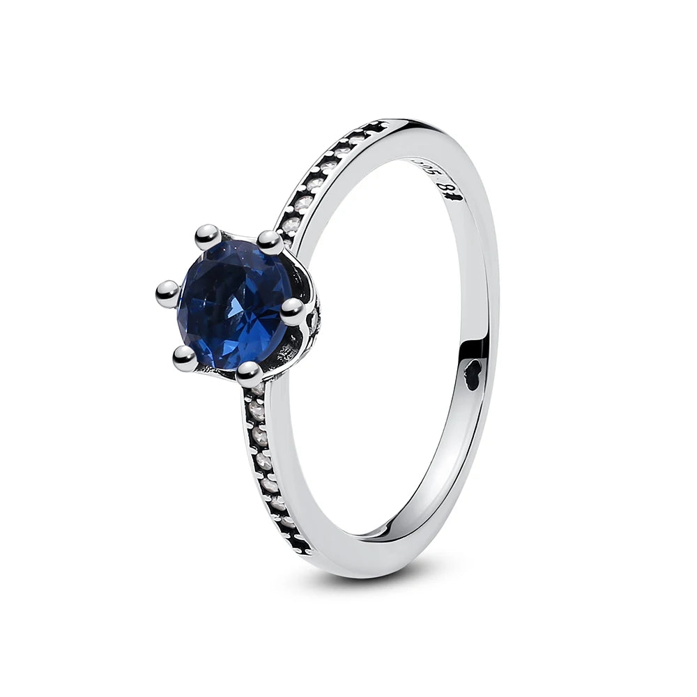 925 Sterling Silver Crown Heart Ring