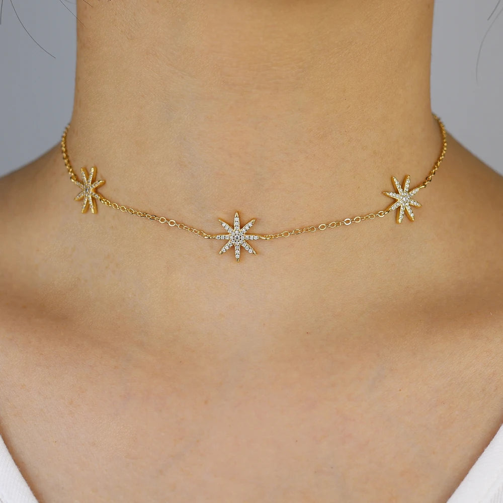 North Star Charm Necklace