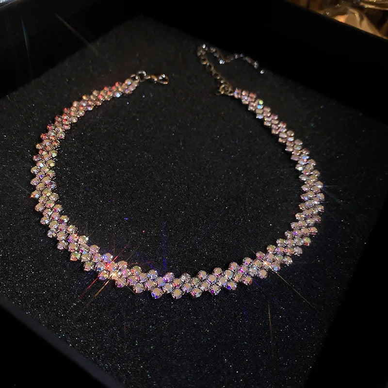 Luxury Full Rhinestone Choker Necklace