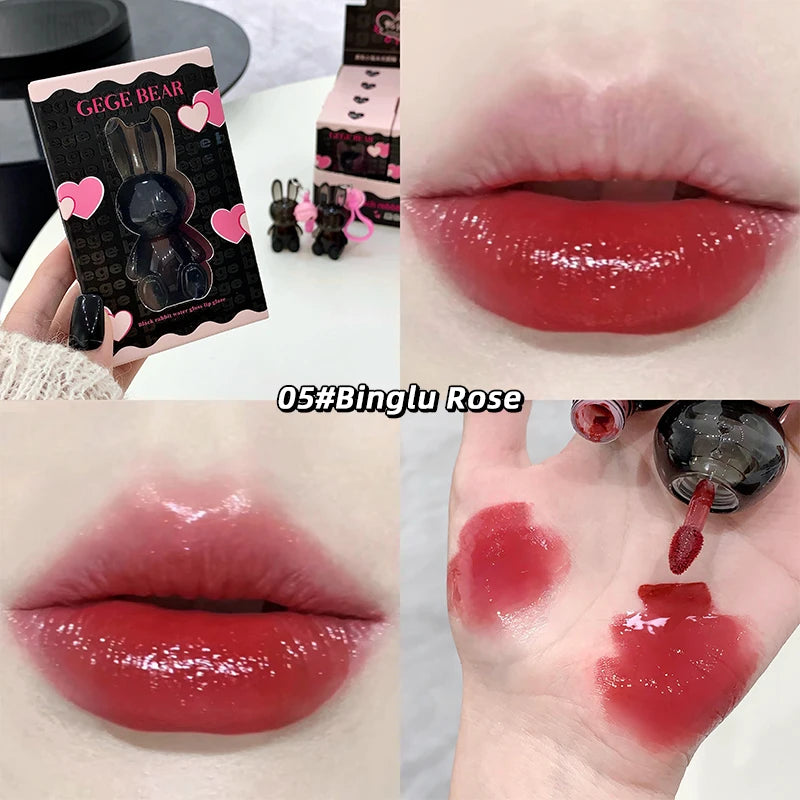 Gege Bear Pink Rabbit Matte Lip Cream