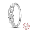 925 Silver Infinity Zircon Ring for Women