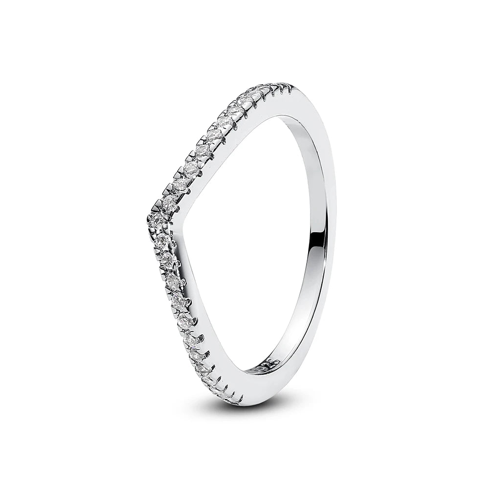 925 Sterling Silver Crown Heart Ring