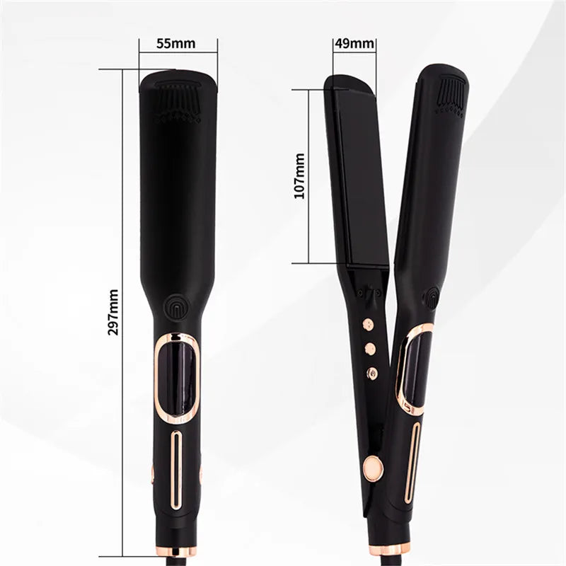 Hair Straightener 480°F Professional Wide Plate Flat Iron