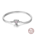 Star Moon Sun 925 Silver Charm Bracelet