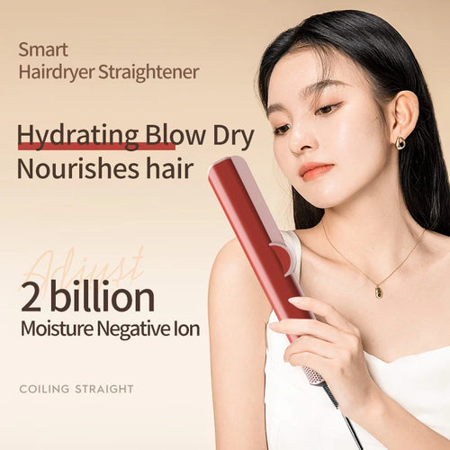 2-in-1 Hair Dryer & Straightener