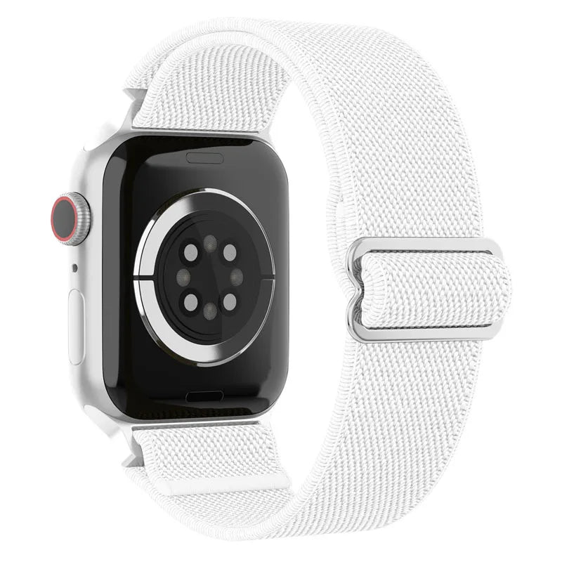 Fashion Leopard Nylon Strap for Apple Watch 38mm–49mm
