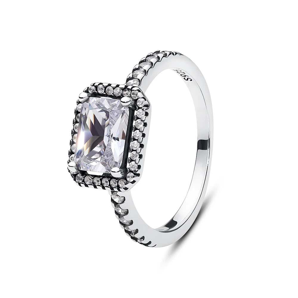 925 Sterling Silver Crown Heart Ring