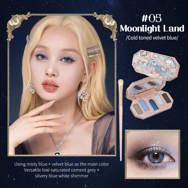 Elegant Mermaid Sparkle Palette