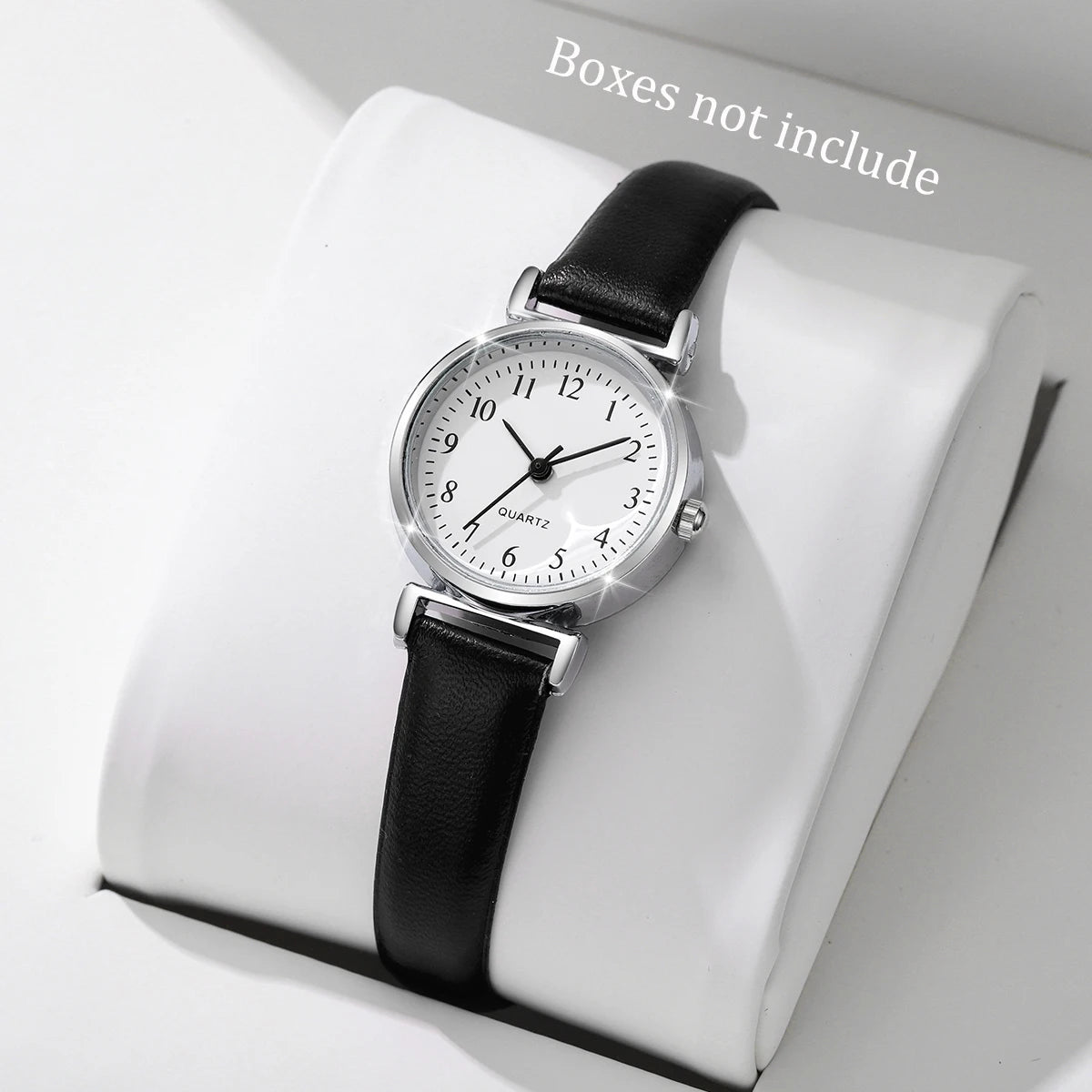 Fashion Small Dial Women Watch – Simple Leather Band Quartz Wristwatch