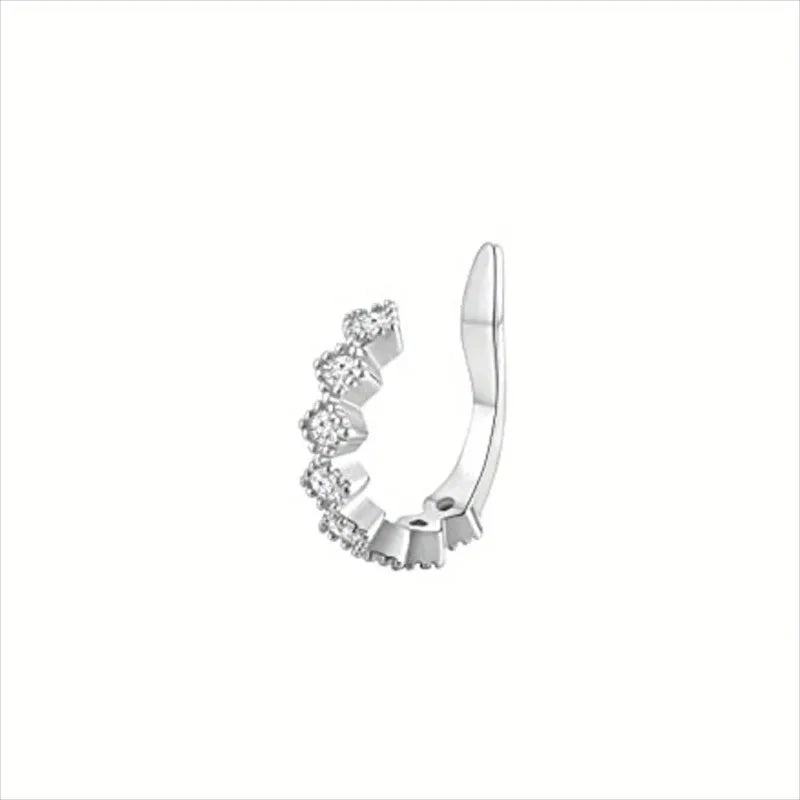 Cute Metal Leaf Ear Cuff Clip Earrings