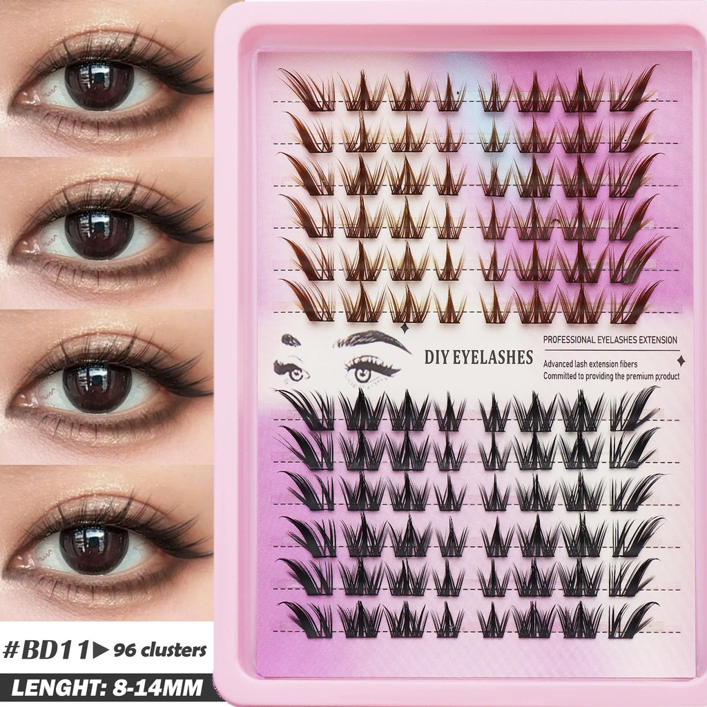 Fluffy Oblique Lash Extensions