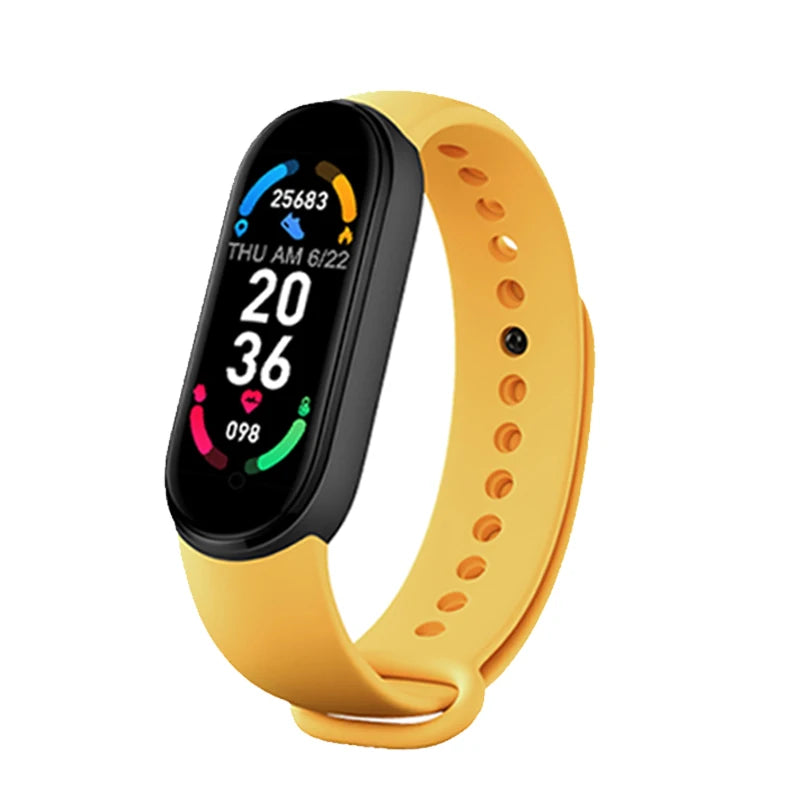 M6 Smart Watch Fitness Band – Heart Rate & Blood Pressure Monitor Waterproof Sports Bracelet
