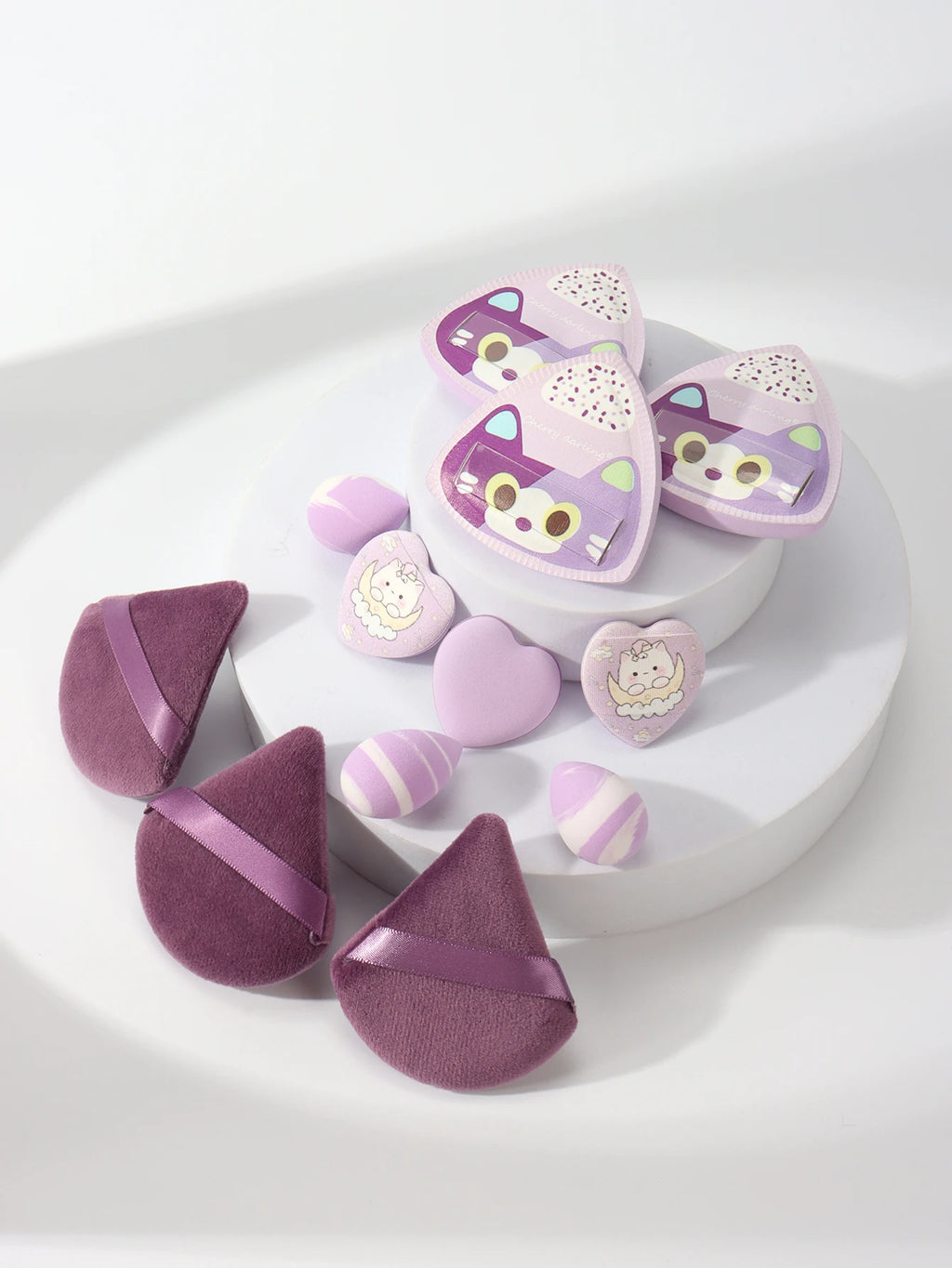 Cat Puff Makeup Blender Set