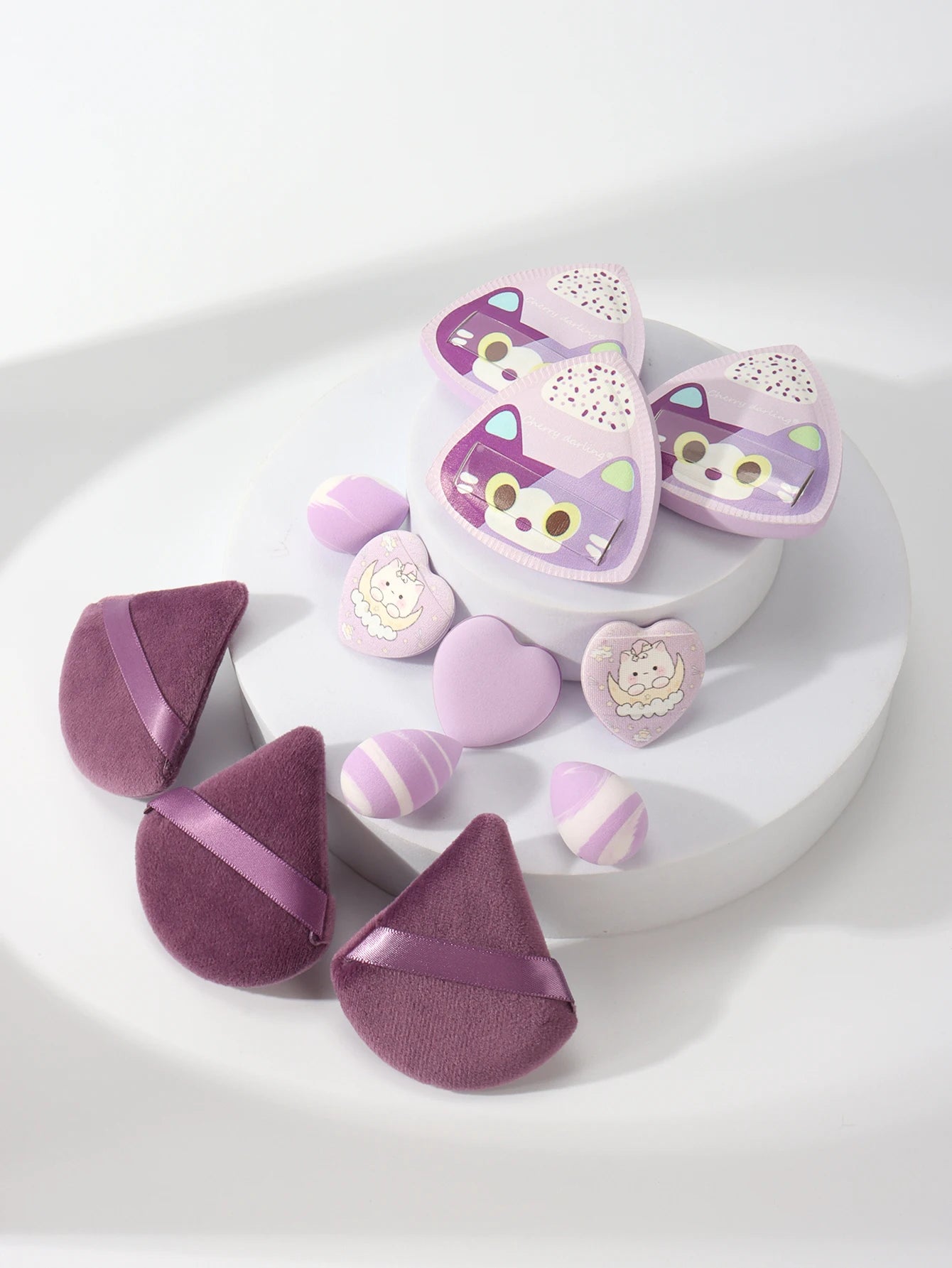 Cat Puff Makeup Blender Set